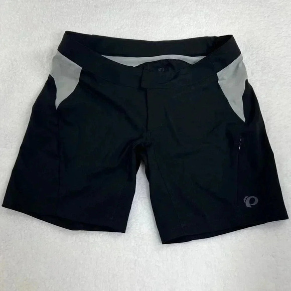 Pearl Izumi Womens M Mountain Trail Bike Cycling Shorts Black & Gray Athleisure - Picture 2 of 16